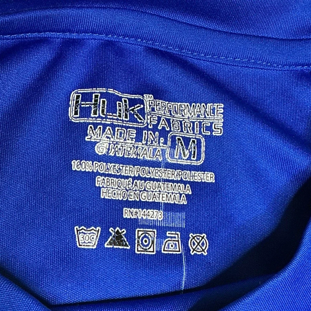 Huk Performance Fishing Long‎ Sleeve Rash Guard Shirt Royal Blue Men's Size M